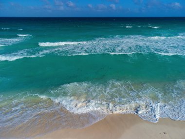 Cancun sahili manzaralı, Meksika