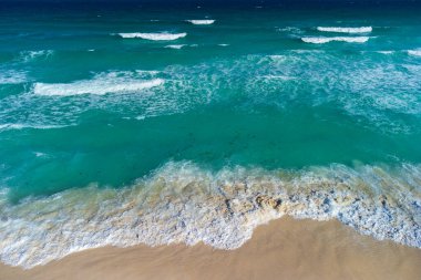 Cancun sahili manzaralı, Meksika