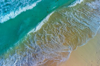 Cancun sahili manzaralı, Meksika