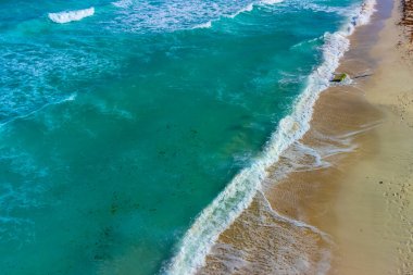 Cancun sahili manzaralı, Meksika