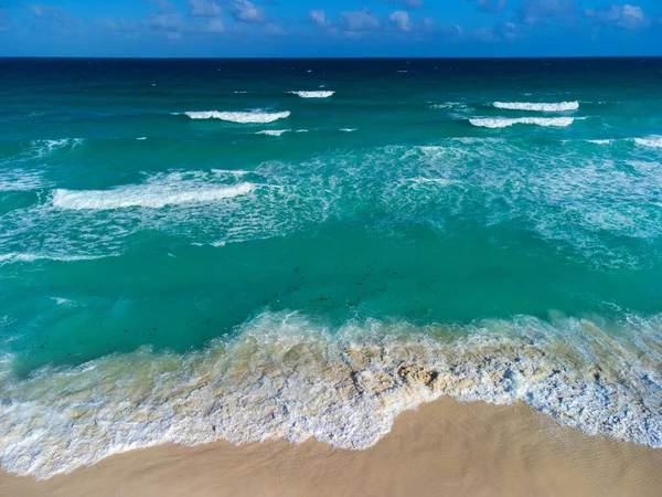 Cancun Παραλία Πανόραμα Εναέρια Θέα Μεξικό — Φωτογραφία Αρχείου