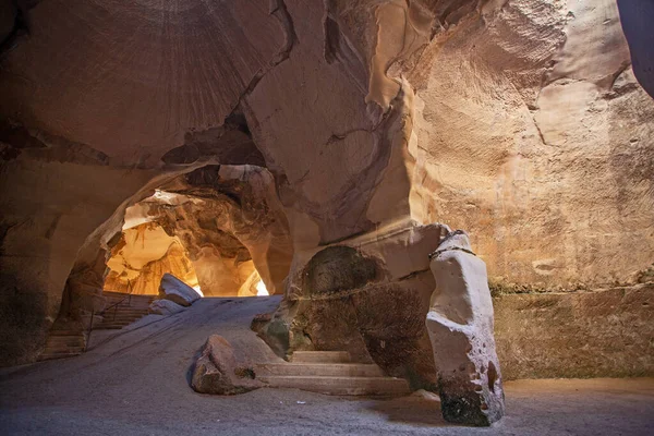 Ulusal Park Beit Guvrin Deki Çan Mağaraları Srail — Stok fotoğraf