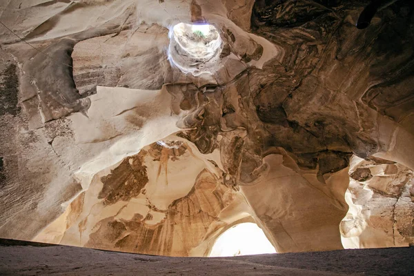 Jaskinie Dzwonowe Parku Narodowym Beit Guvrin Izrael — Zdjęcie stockowe