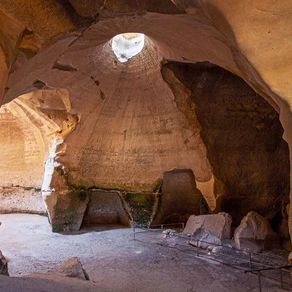 Пещеры Белла Национальном Парке Бейт Гуврин Израиль — стоковое фото