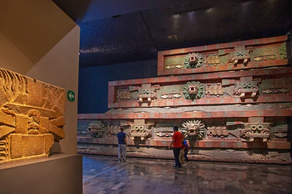 Città Del Messico Messico Marzo 2022 Museo Nazionale Antropologia Museo — Foto Stock