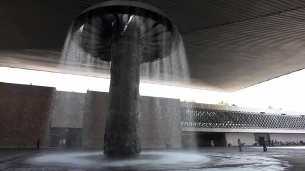 Fontana Gigante Museo Antropologia Città Del Messico Messico — Video Stock