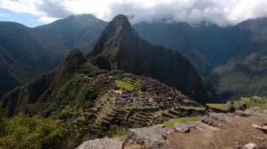 Machu Picchu, Peru. UNESCO Dünya Mirası Alanı. Dünyanın Yeni Yedi Harikasından biri.