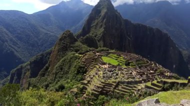 Machu Picchu, Peru. UNESCO Dünya Mirası Alanı. Dünyanın Yeni Yedi Harikasından biri.