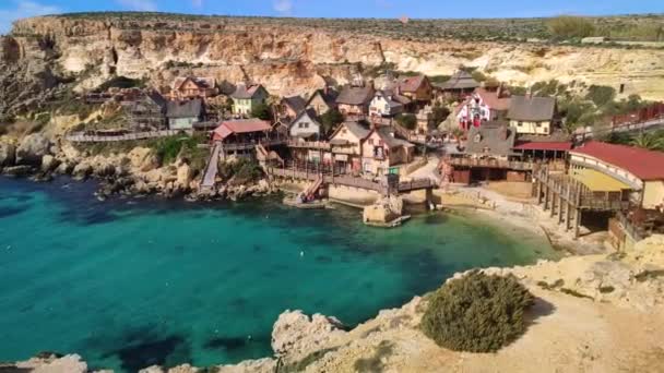 Malta Daki Ünlü Temel Reis Köyü — Stok video