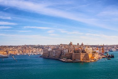 Sabahın erken saatlerinde Malta 'nın başkenti Valletta' da