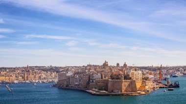 Sabahın erken saatlerinde Malta 'nın başkenti Valletta' da