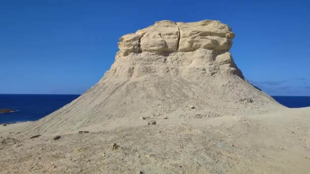 Saltdammar Qbajjar Nära Marsalforn Gozo Malta Medelhavet Europa — Stockvideo