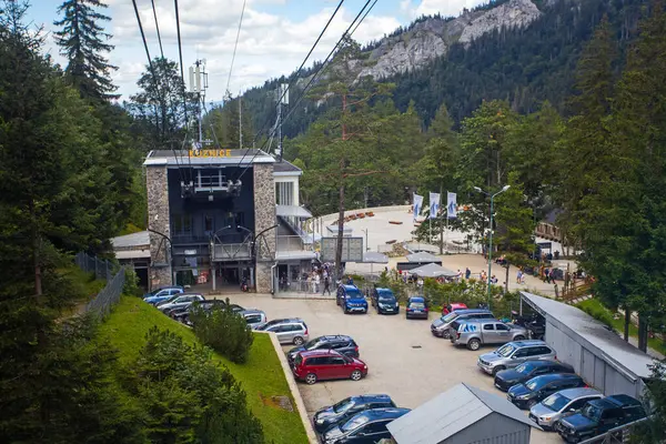 stock image Zakopane, Poland - July 29, 2024: The Cable Car To Kasprowy Wierch Peak in the High Tatra, Poland.