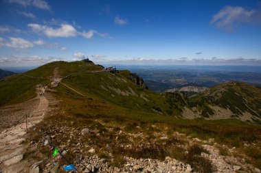 Tatras manzarası Kasprowy Wierch, Polonya 'dan alındı