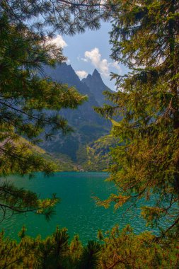 Tatra dağlarında Morskie Oko Gölü, Polonya
