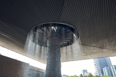 Mexico City, Mexico - 12 Mart 2022: National Museum of Antropology Interior 'a bilet, Meksika' nın en büyük ve en çok ziyaret edilen müzesidir.