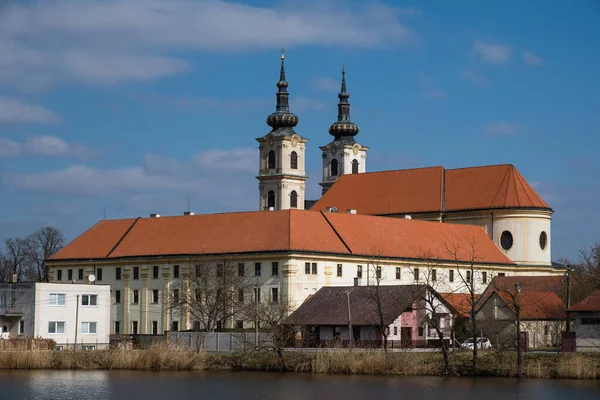 Βασιλική Ελάσσονος Σημασίας Στο Sastin Straze Σλοβακία Θρησκευτική Αρχιτεκτονική Διάσημος — Φωτογραφία Αρχείου