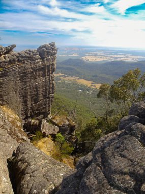 Gözcü Zirvesi, Grampians Ulusal Parkı, Avustralya 'nın ünlü noktası.
