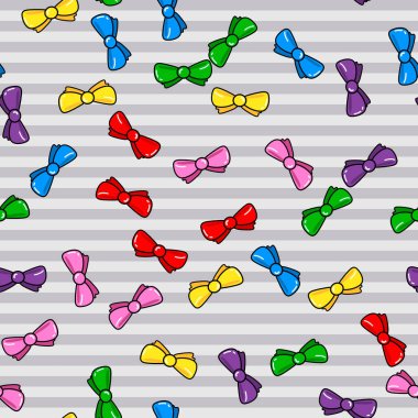 Beyaz arka planda renksiz yay deseni. Kağıt baskı tasarımı. Soyut retro vektör çizimi. Moda tekstil, kumaş, ambalaj. Modern alan dekorasyonu.