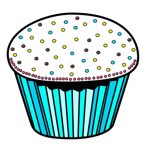 ケーキのアイコン ライン アート 白い背景 ソーシャル メディアのアイコン ビジネス コンセプトです サイン シンボル — ストックベクタ