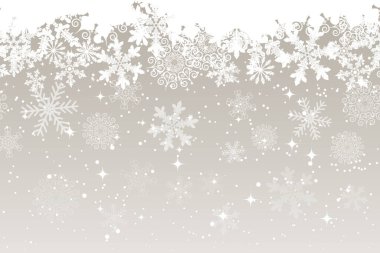 Güzel sanatsal kar taneleri kar fırtınası. Kutlama dekorasyonu için Noel tatili arka planı.