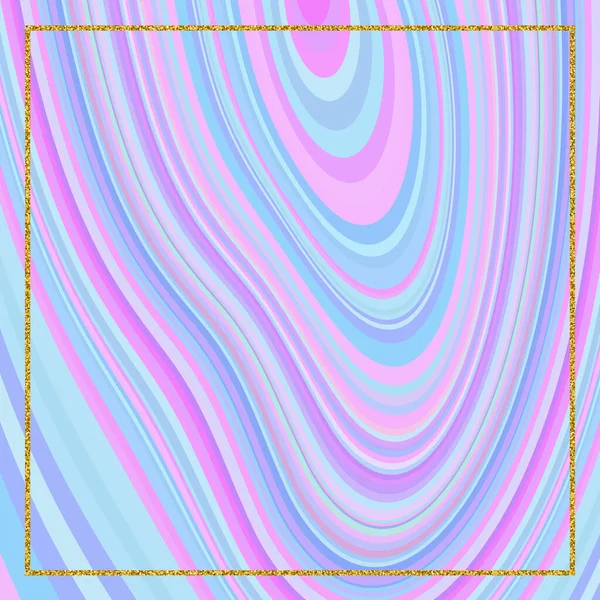 Fond Tendance Marbre Pastel Avec Cadre Doré Modèle Conception Pierre — Image vectorielle