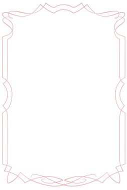 Boş Boş Boş Boş İnşa Edilmiş Pembe Grunge Vintage Sanat Vouveau Book Vignette Dikey Sayfa Arkaplan Makro, Eski Yıpranmış Harita Süsleme Süslemesi Büyük Çerçeveli Grungy Kapatma Kapatma İşlemeli Retro Çerçeve Baskısının Kopyalama Boşluğu