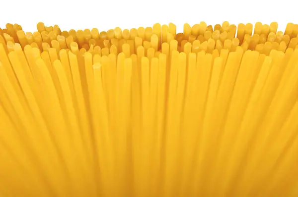 Традиционный Вертикальный Рисунок Спагетти Большая Детальная Горизонтальная Изолированная Сырая Длинная — стоковое фото