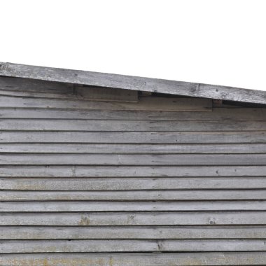 Yaşlı, yıpranmış doğal gri, ahşap ahşap ahşap ahşap kulübe duvar dokusu, geniş, detaylı, yalıtılmış, pis, izole edilmiş kırsal tabakalar yakın plan, yatay gri tahta kalıplar, grunge kirli kırsal enkaz detayları, boş beyaz kopya alanı.