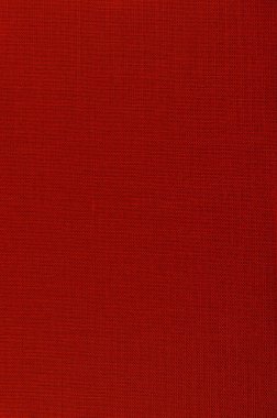Doğal Parlak Carmine Kırmızı Fiber Kumaş Kumaş Kitap Yapılandırma Şablonu, Büyük Ayrıntılı Dikey Makro Kapanış, Dokulu Kumaş Çuval Çuval Çuval Bezi Kapağı Boş Arkaplan Boşluk Kopyalama Arkaplanı