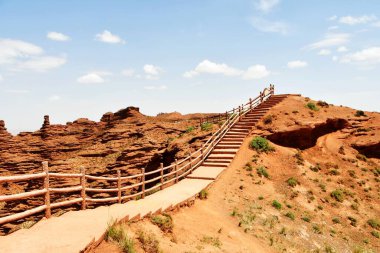 Fotoğraf: Danxia Landform Gansu Eyaleti, Çin