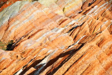 Photo of Danxia Landform in Gansu Province, China clipart