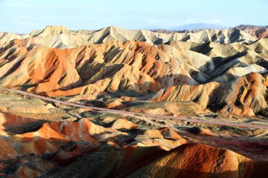 Fotoğraf: Danxia Landform Gansu Eyaleti, Çin