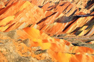 Fotoğraf: Danxia Landform Gansu Eyaleti, Çin