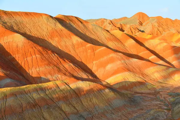 stock image Photo of Danxia Landform in Gansu Province, China