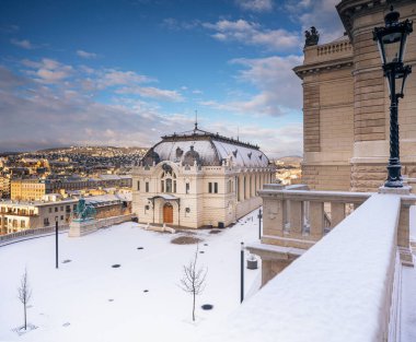 Budapeşte, Macaristan 'da yeni restore edilen Kraliyet Binicilik Salonu.