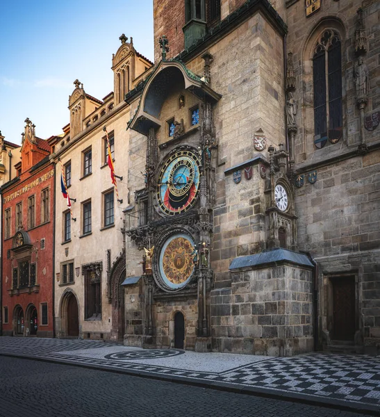 Reloj Astronómico Ciudad Vieja Praga República Checa — Foto de Stock