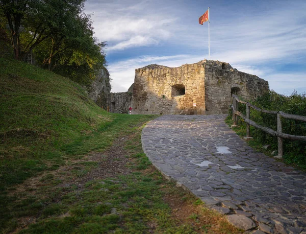 Famous Medieval Sirok Castle Hungary — стоковое фото