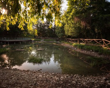 Scenic View on a nice pond at Vaszoly, Hungary