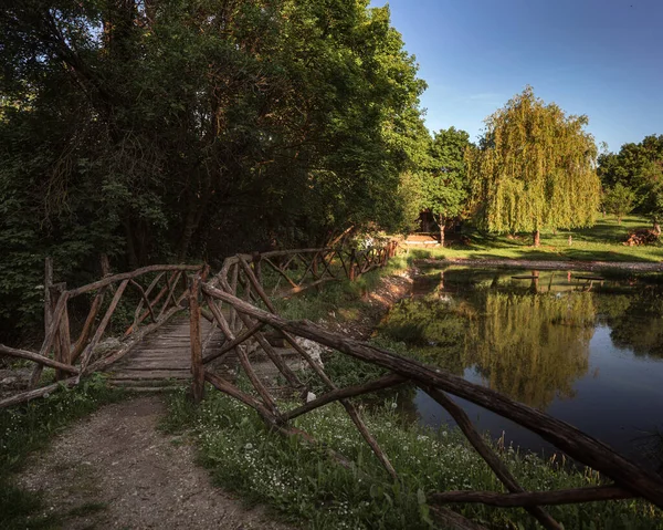 Scenic View Nice Pond Vaszoly Hungary — Photo