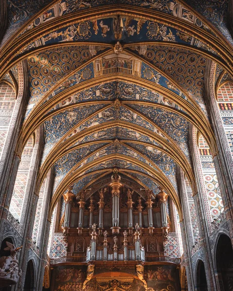 Ceiling Cathedral Albi France — Stock Photo, Image