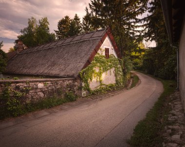 Balaton Gölü 'nün çatısında.