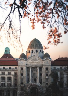 Baharda Budapeşte 'de Gellert termal banyoları