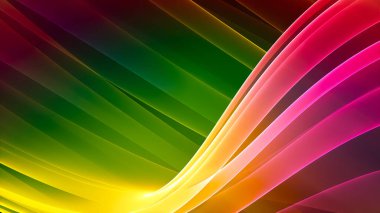 Fractal background with soft waves for various design. 3D rendering