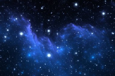 Bilim, araştırma ve eğitim projeleri ile kullanmak için boşluk bulutsu. 3D çizim