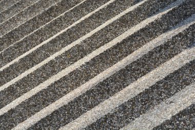 Gri bir merdiven ayrıntısı - soyut duvar kağıdı