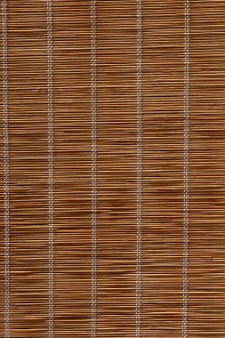 Açık kahverengi olarak saman pencere gölgelerinin ayrıntıları