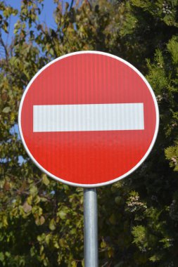Tek yönlü trafik yasağı işareti