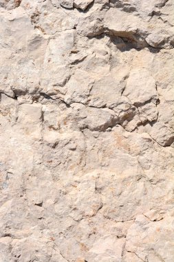 Güneşli bir günde taş yüzeyin ayrıntıları