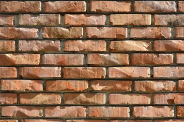 Eski turuncu bir duvarın ayrıntıları